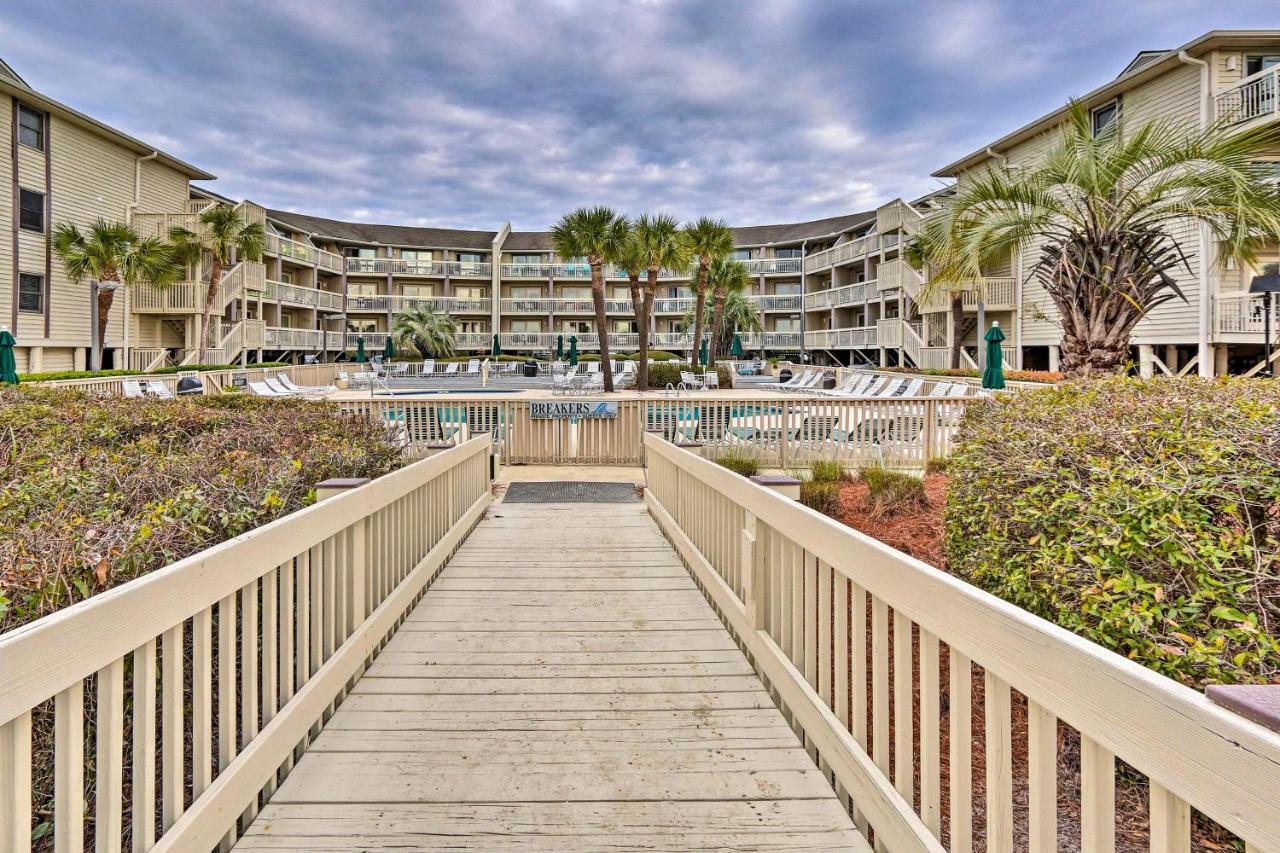 Breakers Oceanfront Getaway With Amazing View And Pool Villa Hilton Head Island Eksteriør billede